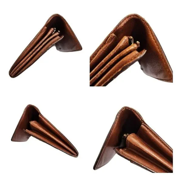 #2 Authentic LOUIS VUITTON vintage monogram Sarah long bifold wallet